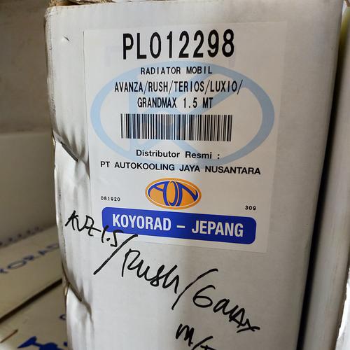 Foto Produk Radiator Avanza 1500cc Rush Terios manual 2004-2012 16400-BZ450koyorad dari Emerald - PrioMotor