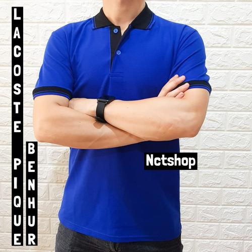 Foto Produk Nctshop Kaos Polo Kerah Kombinasi Murah Kualitas Bagus - Polo Shirt - M, Putih dari nctshop indonesia