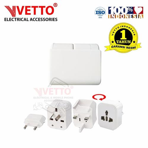 Foto Produk Vetto Universal Travel Adaptor V8993 dari Vetto Smart Home