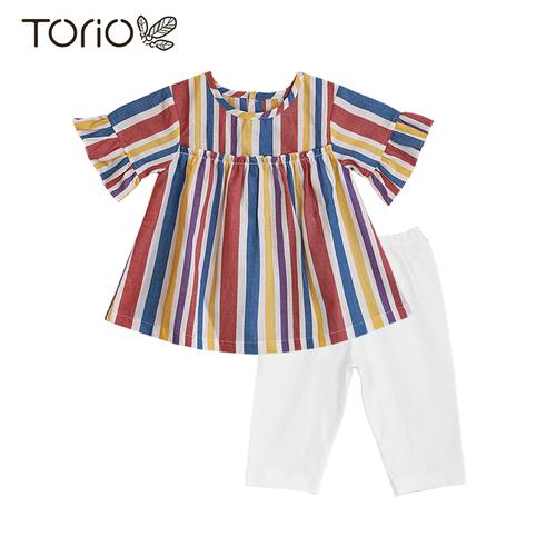 Foto Produk Torio Colourful Legging Set - Baju Setelan Anak Perempuan - 1-2 tahun dari Torio