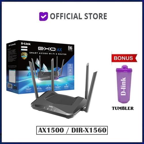 Foto Produk D-Link EXO AX1500 Smart WiFi 6 Wireless Router DLink DIR-X1560 AX 1500 dari DUNIA COMPUTER & SERVICE