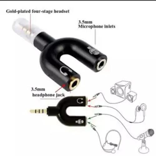 Jual Audio Jack Splitter U 3.5 mm Untuk 