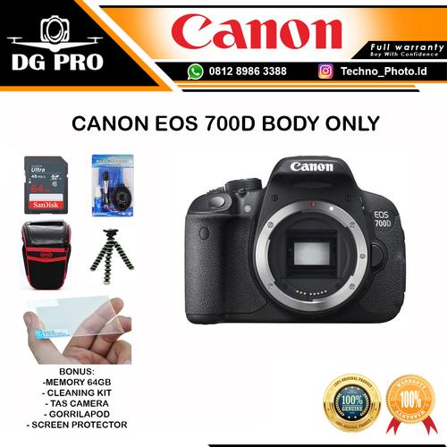 Jual Canon Eos 700D Body Only DSLR Camera 700 D Jakarta Pusat DG