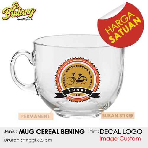 Foto Produk MUG CEREAL - KADO UNIK CUSTOM IMAGE - DECAL PRINT (Bisa Satuan) Murah dari si Bintang