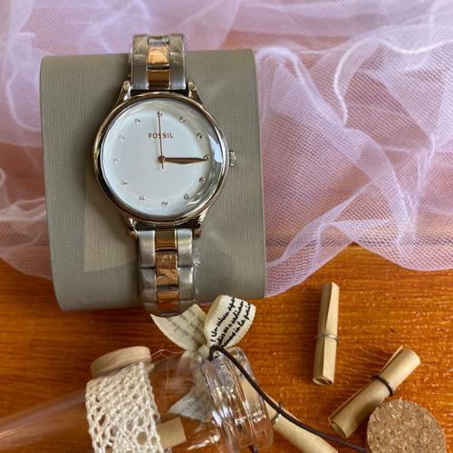 Jual Fossil BQ3338 two tone color 
