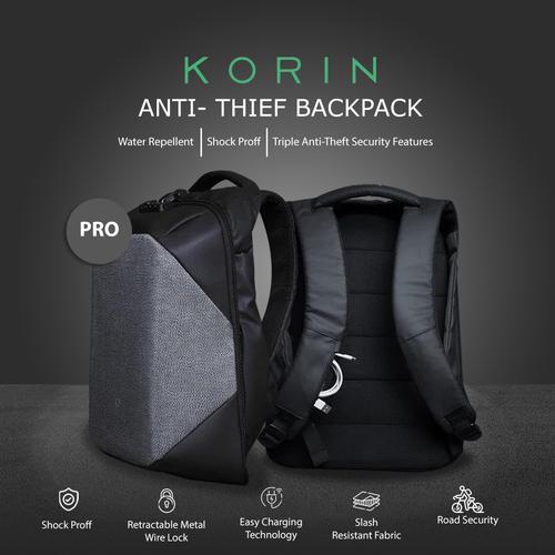 lockable laptop backpack