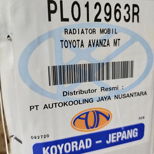 Foto Produk Radiator Avanza Xenia GEN 2 1300cc manual th 2012-2015 16400-BZ440koyo dari Emerald - PrioMotor