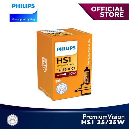 Foto Produk PremiumVision 35/35W HS1 12636C1 Bola Lampu Motor Philips dari Philips Moto