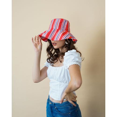 Jual Bucket Hat Stripe M - Kab. Sleman 