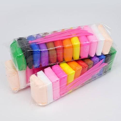 Foto Produk Polymer Clay Magic / Mainan Clay Plastisin / Lilin Mainan 12 Warna dari JW hottoys
