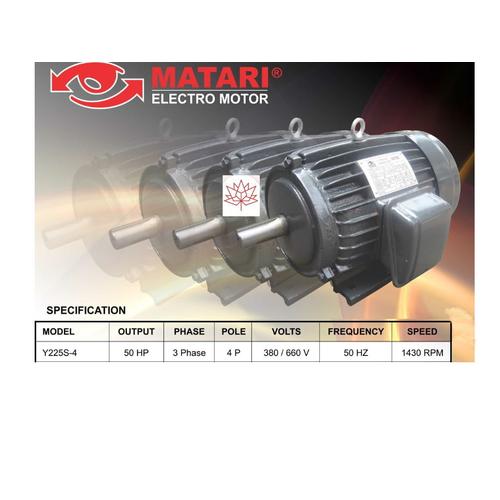 Jual ELECTROMOTOR Dinamo 3Phse Motor Y-225 Pole 50HP 50PK
