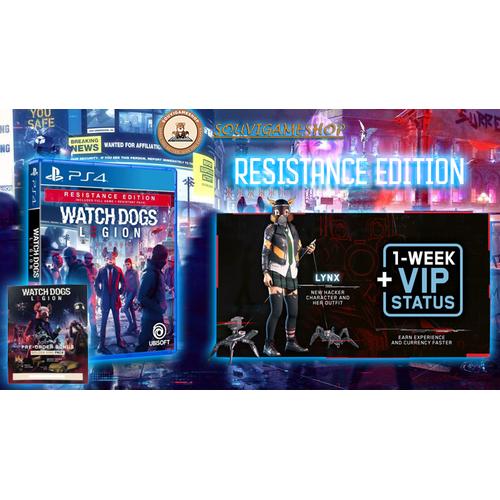 Foto Produk Watch Dogs Legion PS4/ WatchDogs Legion Resistance Edt PS4 Reg 3 - STANDARD ENG dari souvigameshop