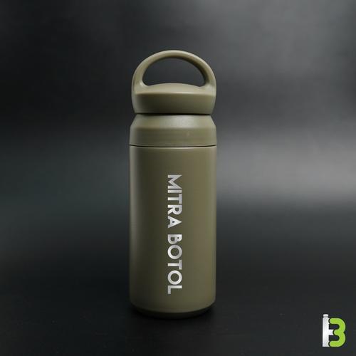 Foto Produk CUSTOM TUMBLER Termos Relate 350ml SOVENIR PRINT UV COLOR 1SISI - Abu-abu dari MitraBotol