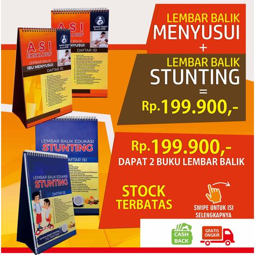 Foto Produk Bundling Termurah : Lembar Balik Menyusui dan Stunting dari Syafana