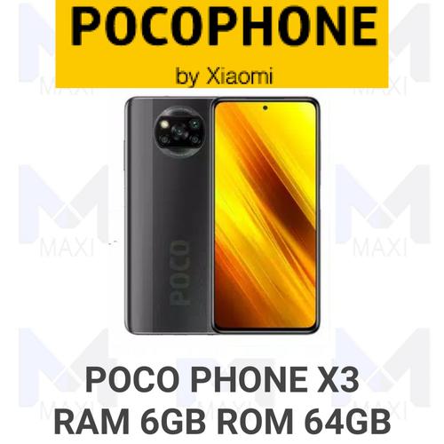 Foto Produk PocoPhone Poco X3 NFC 6/64 Ram 6gb Rom 64gb Garansi Resmi - Abu-abu dari Maxi phone cell
