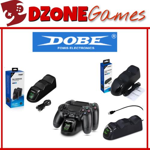 Gambar Dobe PS4 Dual Charging Dock v2 with LED dari Dzone Games undefined Tokopedia