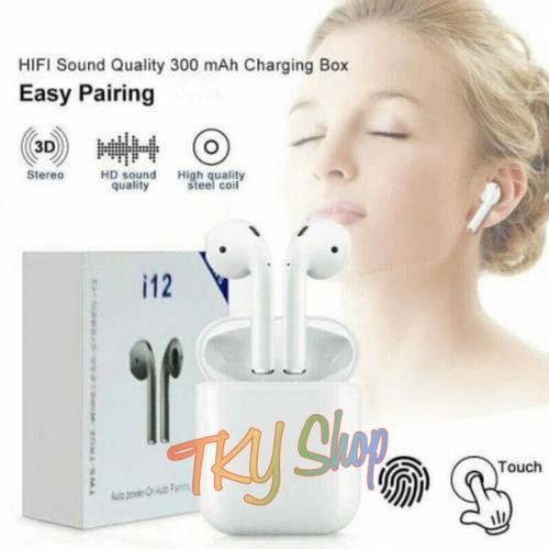 Jual Airpods i12 TWS Bluetooth 5.0 