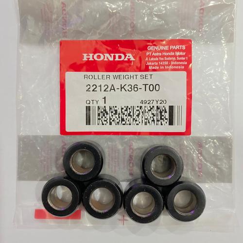 Gambar ROLLER VARIO 150 125 PCX SKYWAVE SKYDRIVE SPIN HAYATE 15 GRAM ORIGINAL dari Lestari Motor 2 Jakarta Barat Tokopedia