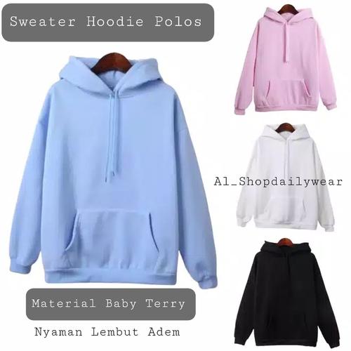Jual Sweater Hoodie Wanita King Polos 