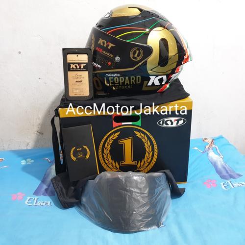 Foto Produk KYT NZ Race Dalla Porta Gold | Limited Edition | Original KYT 100% - L dari AccMotorJakarta