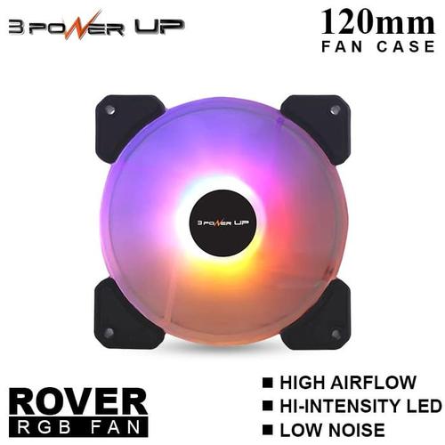 Foto Produk POWER UP ROVER RGB Auto Fan Casing 12CM AUTO RING LED - Fan Case 120mm dari scriptechnology
