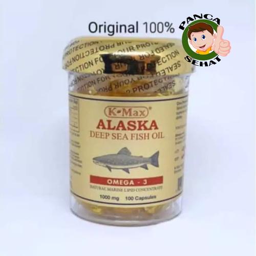 Foto Produk K-MAX ALASKA DEEP SEA FISH OIL(SUPER OMEGA 3,6,9) - MINYAK IKAN dari Panca Sehat