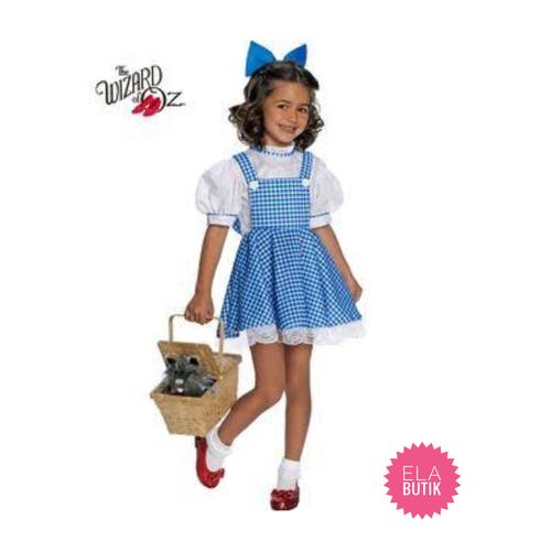Gambar kostum dorothy/the wizard of OZ dari Ela butik Kota Medan Tokopedia