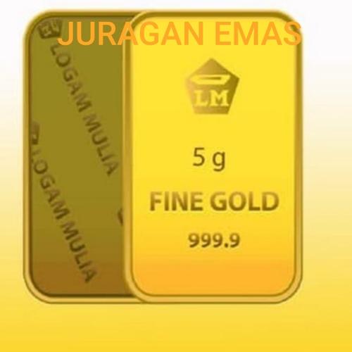 Gambar Logam Mulia LM ANTAM Emas Batangan Kepingan 5 Gram dari JuraganEmas undefined Tokopedia