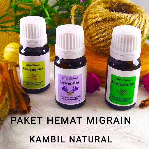 Foto Produk Kambil Natural Essential Oil Paket Hemat Migrain Therapeutic Grade dari Kambil Natural
