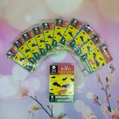 Gambar Racun Tikus Mati Kering Timex Super Isi 10 Bungkus dari Kustikus Jakarta Pusat Tokopedia