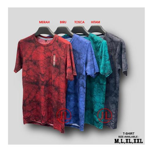 Foto Produk kaos pria full print/kaos pria motif/kaos pria corak/kaos pria polos - Hitam, M dari JL mode