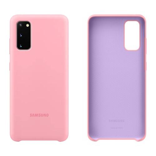 Foto Produk Original Samsung Galaxy S20 Plus Silicone Case Silikon Kesing Casing - Merah Muda, S20 dari Laku8pedia