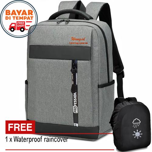 Foto Produk Tas Pria Tas Ransel Pria ZL01 Tas Backpack Tas Laptop Ori + Bag Cover dari Juragan Tas Import