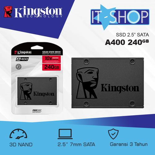 Foto Produk Kingston SSD A400 240GB dari IT-SHOP-ONLINE
