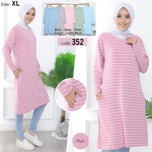 Gambar tunik salur samping berpocket kaos tunik grosir murah fashion muslimah - Yellow dari Dzfashion89 Jakarta Barat Tokopedia