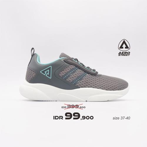 Foto Produk Aerostreet 37-40 Berry Abu Toska - Sepatu Sneakers Casual Sport Wanita - 37 dari Aerostreet
