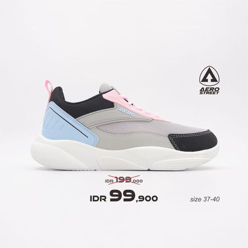 Foto Produk Aerostreet 37-40 Lemon Biru Pink - Sepatu Sneakers Casual Sport Wanita - 38 dari Aerostreet