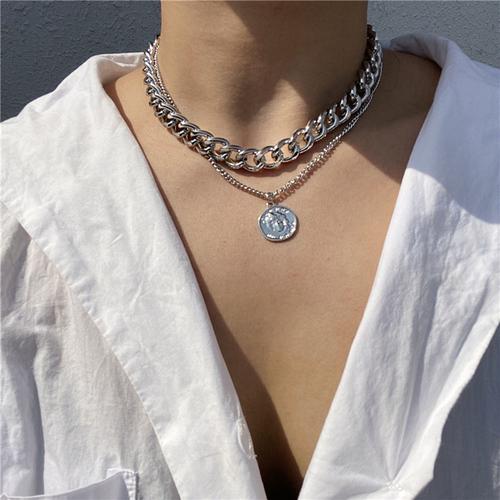 Roxy Gold Silver Chain necklace - Gold 