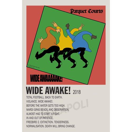 Jual Poster Cover Album Wide Awake Parquet Courts Kota Tangerang Selatan Lolapoli Tokopedia