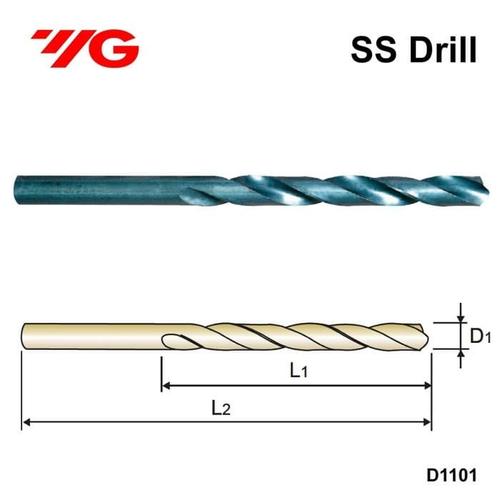 Jual YG1 Mata Bor Hss Drill 6.6mm 6.7mm 6.8mm 6.9mm 7.0mm D1101 ...