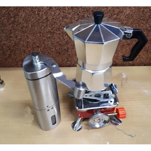 Jual Paket Moka Pot 3 cup Lengkap 