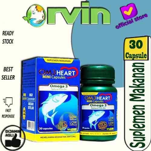 Foto Produk Omeheart Omega 3 30`S / Suplemen Makanan Untuk Jantung / Minyak Ikan dari Orvin Health & Beauty