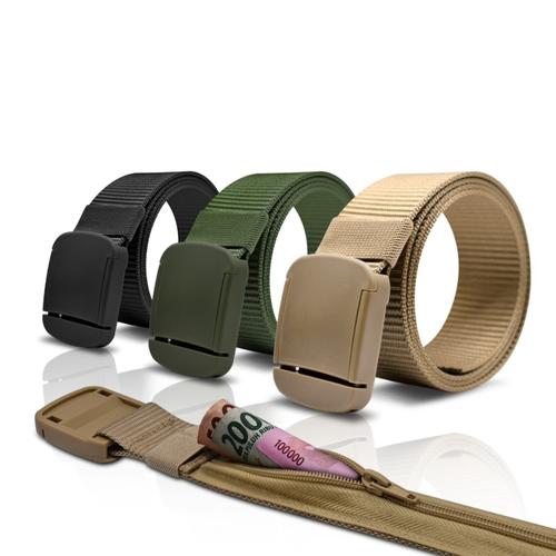 Foto Produk IKAT PINGGANG GESPER PRIA WANITA TACTICAL CANVAS SAKU RESLETING dari Market Walt