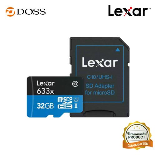 Foto Produk Lexar 32GB 633x microSDHC/microSDXC UHS-I cards / Lexar MicroSD 32GB dari DOSS