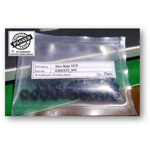 Gambar 25pcs Mur M3 Baja 10.9 Hitam RC Car dari RC EmilRezaFR Kota Bekasi Tokopedia