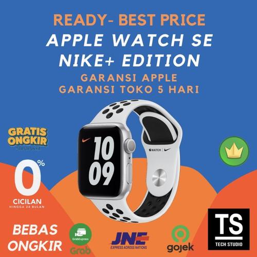 Jual Apple Watch Nike SE 44mm GPS, Silver, Pure Platinum/Black Nike Sport  Band | iBox Online Store