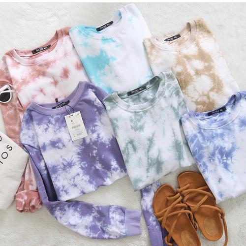 Foto Produk TIE DYE BERSKA SWEATER by Calamary - Cream, all size dari FashionMood_Official