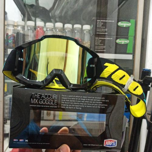 Foto Produk Kacamata Motocross - MTB - Goggle The Accuri Virgo Mirror Gold Lens dari Kandang'z MTB