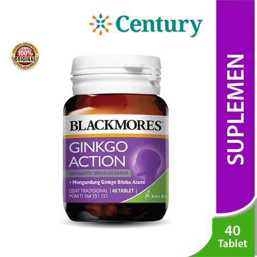 Foto Produk Blackmores Ginkgo Action Isi 40 Tablet dari CENTURY HEALTHCARE