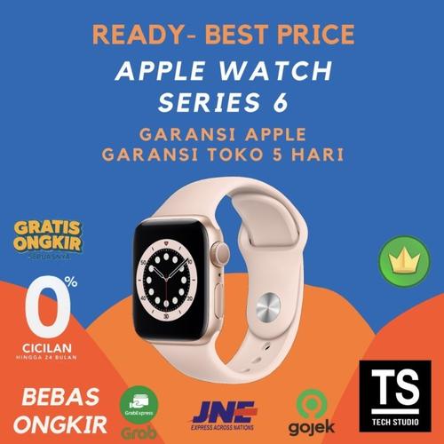 Jual Apple Watch Series 6 Gold with Pink Sand Sport Band 44mm 40mm 44 40 mm  - RESMI INTER, 40MM - Jakarta Barat - Tech Studio Indonesia | Tokopedia